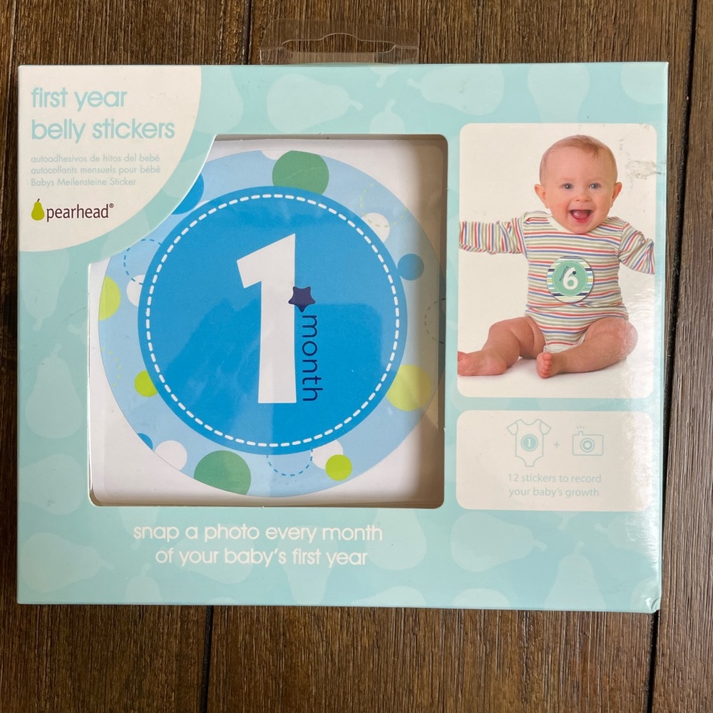 Pearhead First Year Belly Stickers